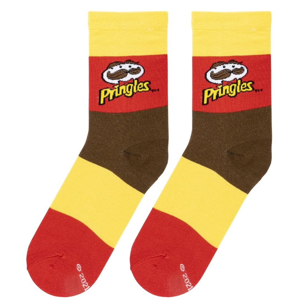 PRINGLES Odd Sox Crazy Fun Printed Crew Socks OS